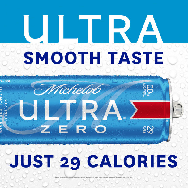 Michelob Ultra Zero Non-Alc - 6-PK - Glass