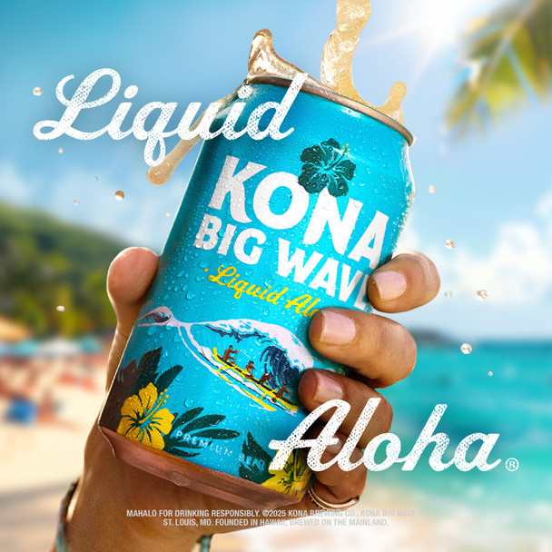 Kona Big Wave Golden Ale - 25 Oz - 25OZ - Aluminum
