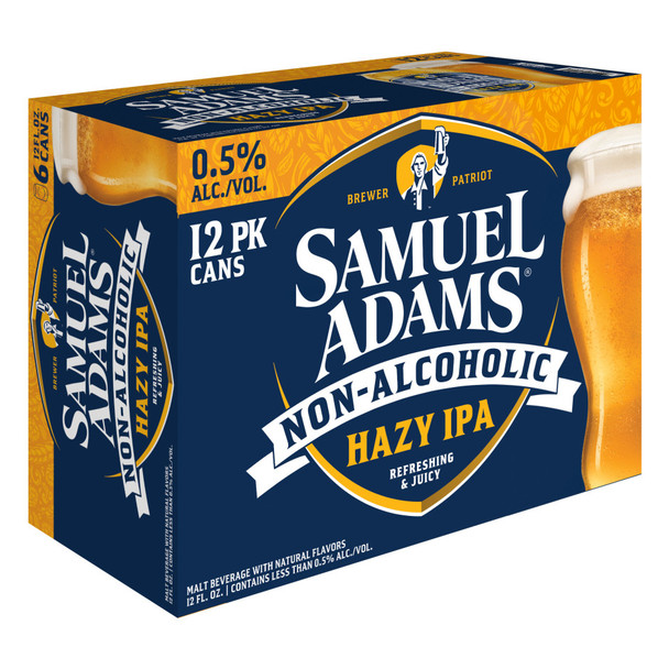 Sam Adams Just The Haze N/A - 12-PK - Aluminum