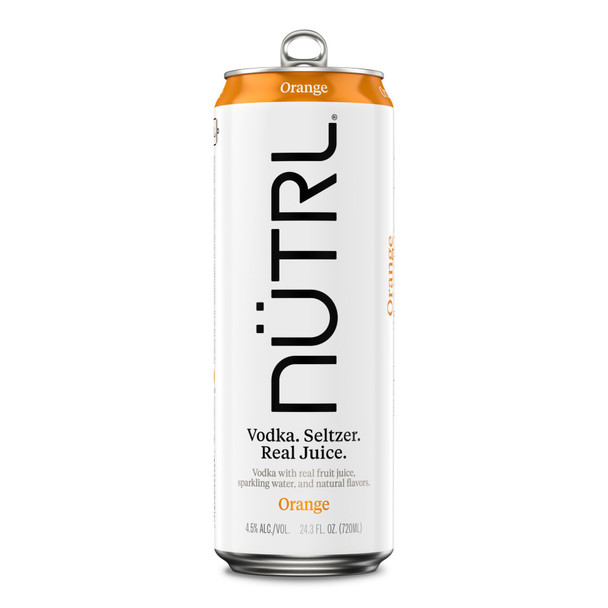 Nutrl Orange Vodka Seltzer - 720 mL - 720ML - Aluminum