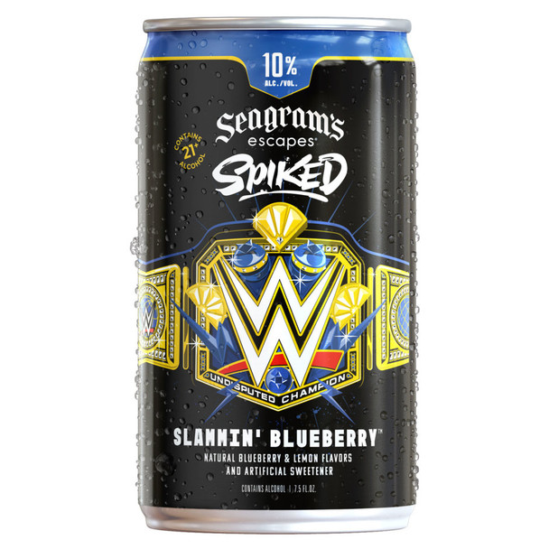Seagrams Slammin Blueberry - 7.5 Oz - 7.5OZ - Aluminum