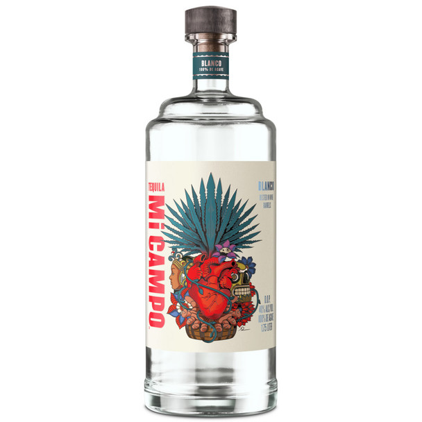 Mi Campo Blanco Tequila - 1.75 L - 1.75L - Glass