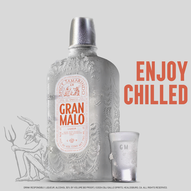 Gran Malo Spicy Tamarindo Tequila Liqueur - 750 mL - 750ML - Glass