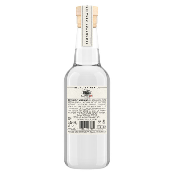 Casamigos Jalapeno Blanco Tequila - 375 mL - 375ML - Glass