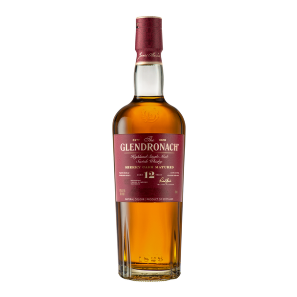 Glendronach 12 Year Single Malt Scotch - 700 mL - 700ML - Glass