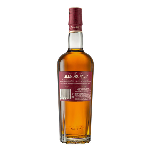 Glendronach 12 Year Single Malt Scotch - 700 mL - 700ML - Glass