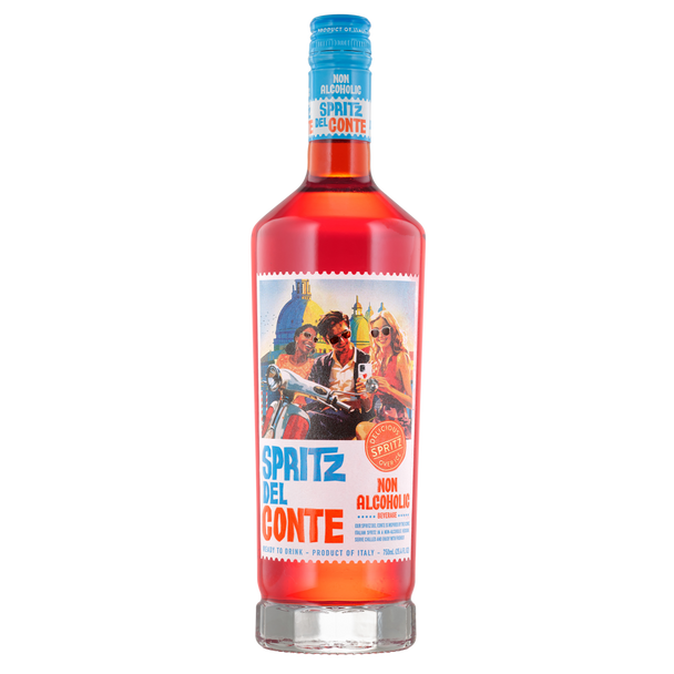 Spritz Del Conte Classico Non-Alcoholic Wine - 750 mL - 750ML - Glass