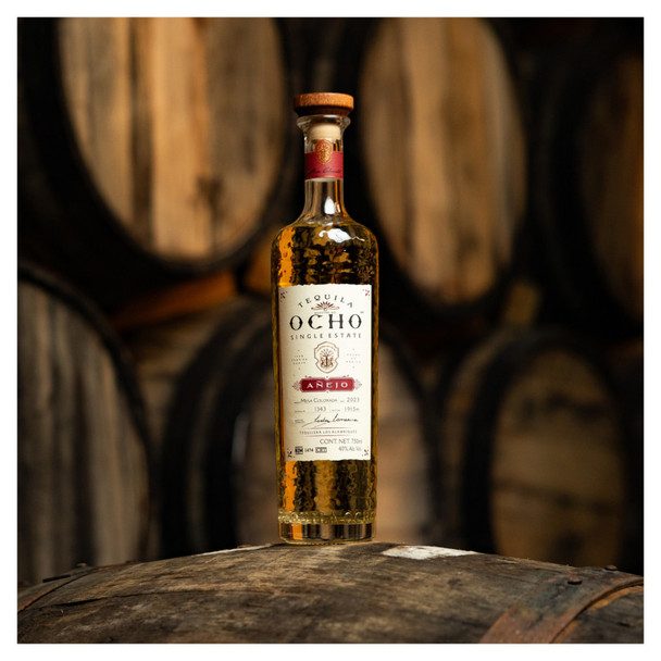 Tequila Ocho Anejo Tequila - 750 mL - 750ML - Glass