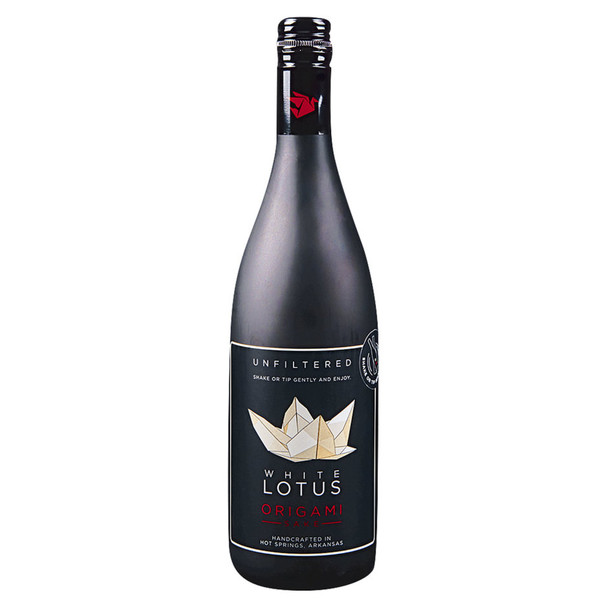 Origami White Lotus Nigori Sake - 750 mL - 750ML - Glass