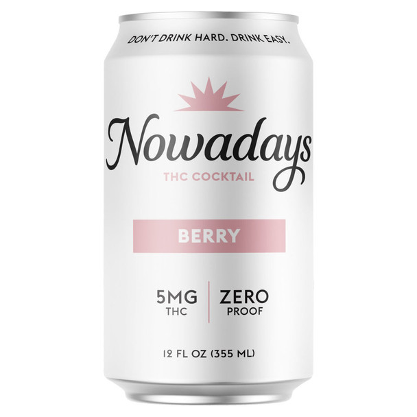 Nowadays THC 5mg Berry - 12 Oz - 6-PK - Aluminum