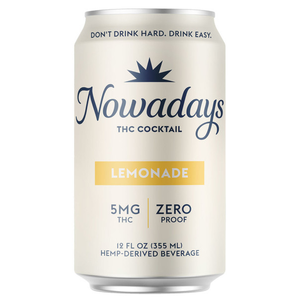 Nowadays THC 5mg Lemonade - 12 Oz - 6-PK - Aluminum