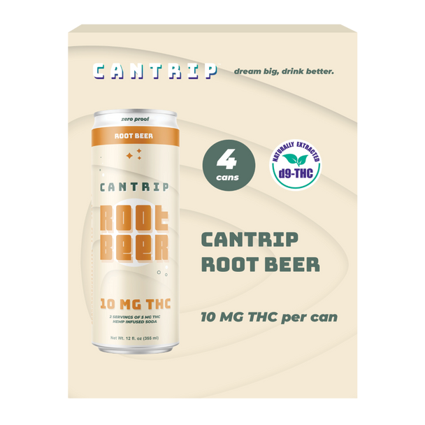 Cantrip THC 10mg Root Beer - 12 Oz - 4-PK - Aluminum Cantrip THC 10mg Root Beer - 12 Oz - 4-PK - Aluminum