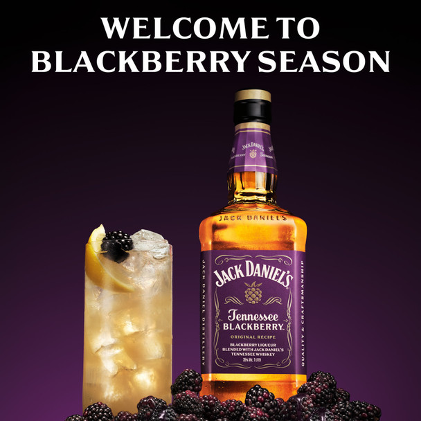 Jack Daniel's Blackberry Whiskey - 750 mL - 750ML - Glass