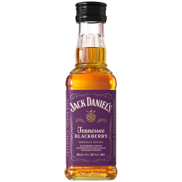 Jack Daniel's Blackberry Whiskey - 50 mL - 50ML - Glass