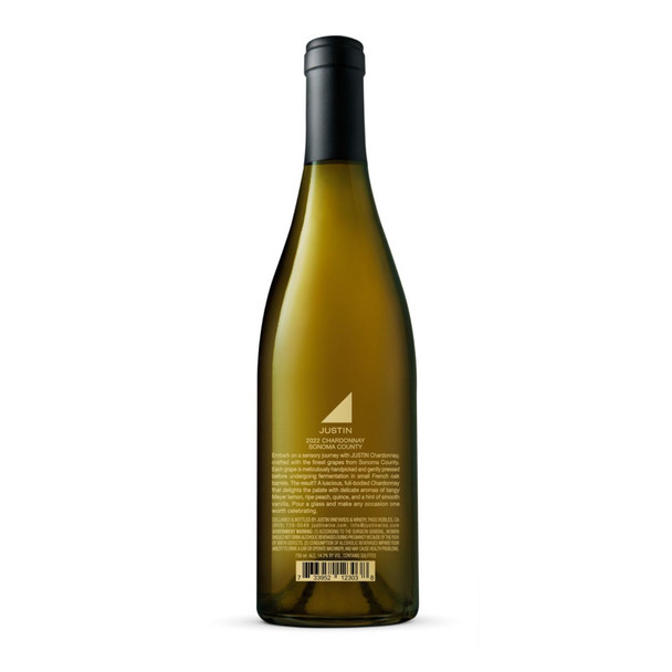 Justin Chardonnay - 750 mL - 750ML - Glass