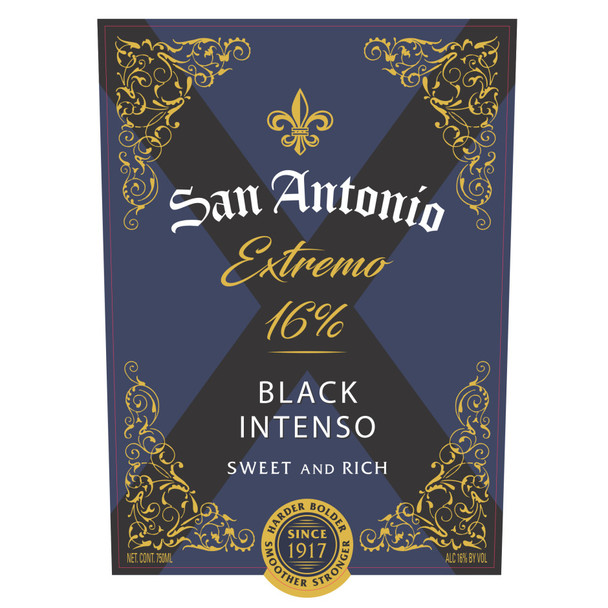 San Antonio Extremo Black Intenso - 750 mL - 750ML - Glass