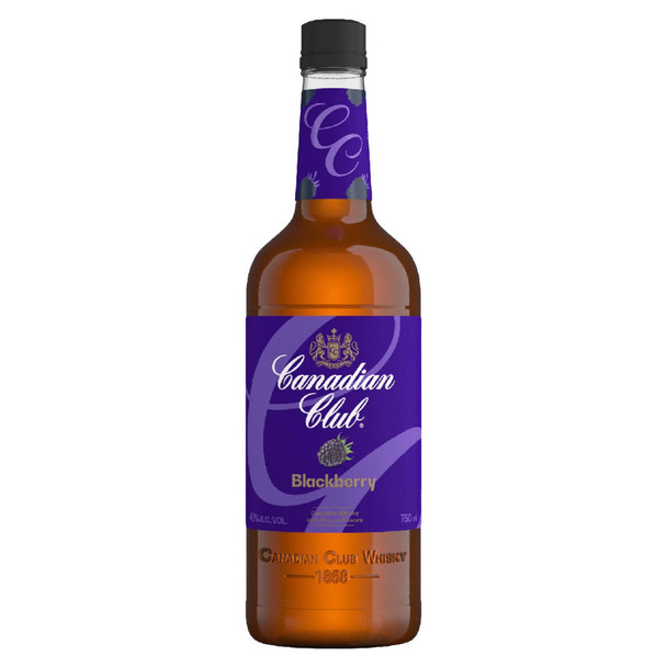Canadian Club Blackberry Whisky - 750 mL - 750ML - Glass