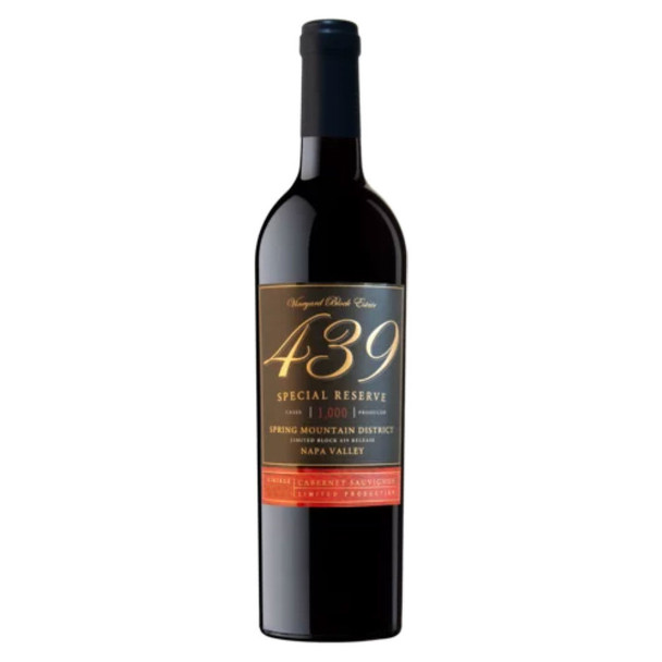 Block 439 Spring Mountain Cabernet Sauvignon - 750 mL - 750ML - Glass