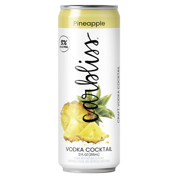 Carbliss Vodka Pineapple - 4-PK - Aluminum