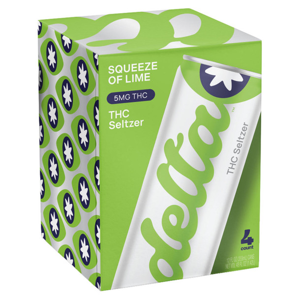 Delta THC 5mg Squeeze of Lime - 4-PK - Aluminum