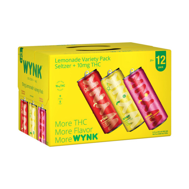 Wynk THC 10mg Seltzer Variety Pack - 12-PK - Aluminum
