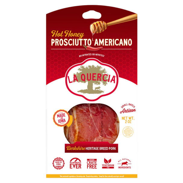 La Quercia Prosciutto Americano Berkshire Sliced Hot Honey - 2 Oz - 2-OZ