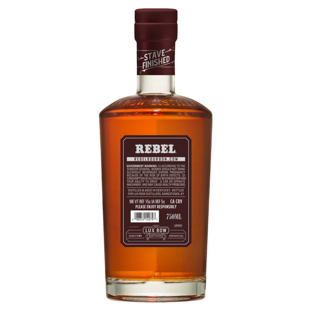 Rebel ABC Hand Selected Stave Finish Single Barrel Bourbon - 750 mL - 750ML - Glass