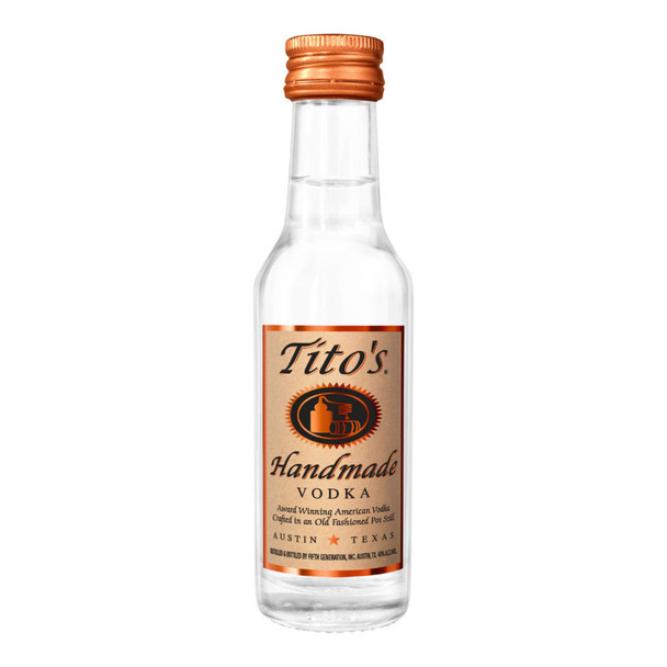 Tito's Handmade Vodka - 100 mL - 100ML - Glass