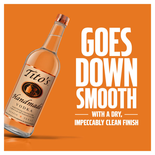Tito's Handmade Vodka - 100 mL - 100ML - Glass