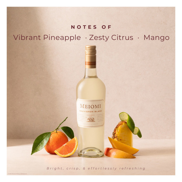 Meiomi Sauvignon Blanc - 750 mL - 750ML - Glass