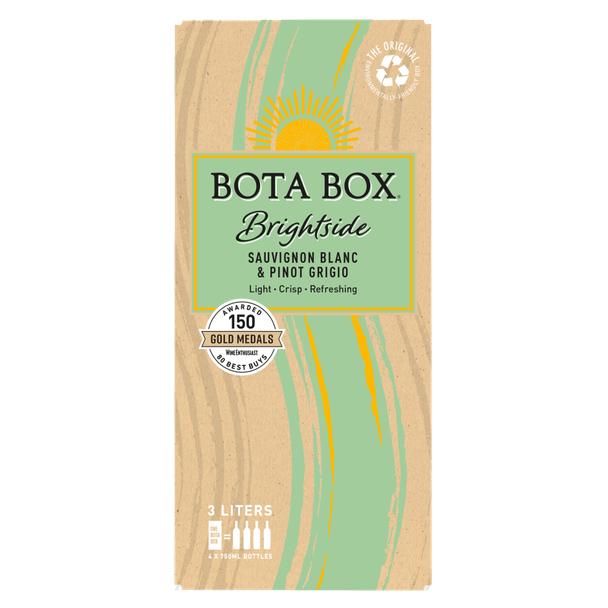 Bota Box Brightside Sauvignon Blanc and Pinot Grigio - 3.0 L - 3.0L - Plastic