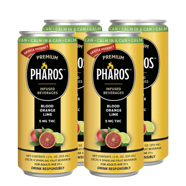 Pharos THC 5mg Blood Orange - 4-PK - Aluminum