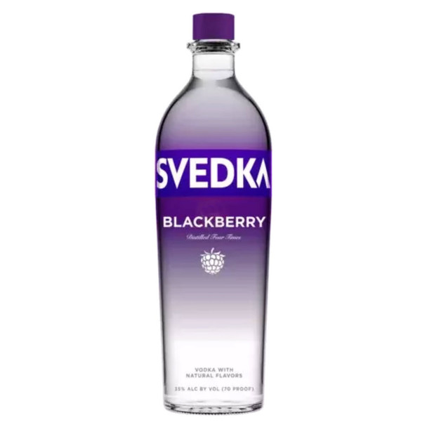 Svedka Blackberry Vodka - 750 mL - 750ML - Glass