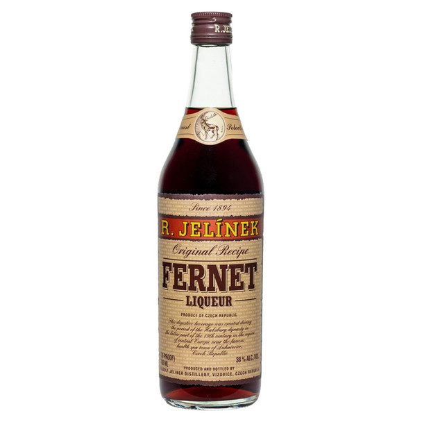 Jelinek Fernet Liqueur - 700 mL - 700ML - Glass