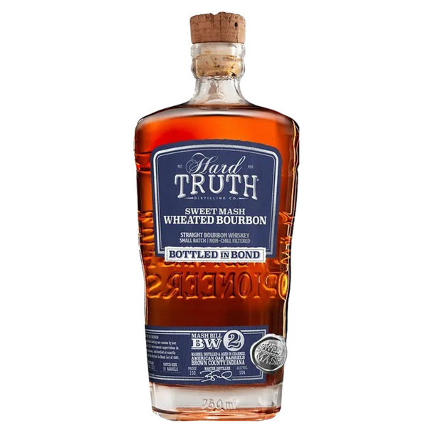 Hard Truth Bottled in Bond Sweet Mash Wheated Bourbon Whiskey - 750 mL - 750ML - Glass