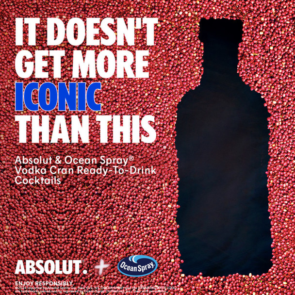 Absolut Ocean Spray Seasonal Sips Variety - 8-PK - Aluminum