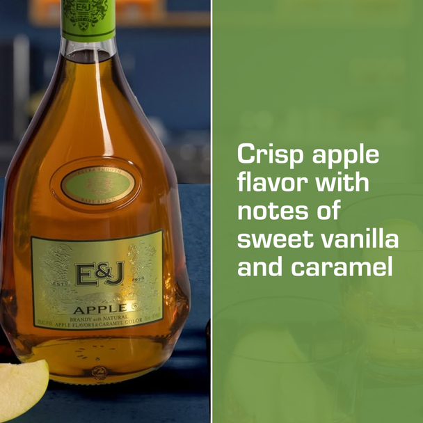 E & J Brandy With Apple Liqueur - 375 mL - 375ML - Plastic