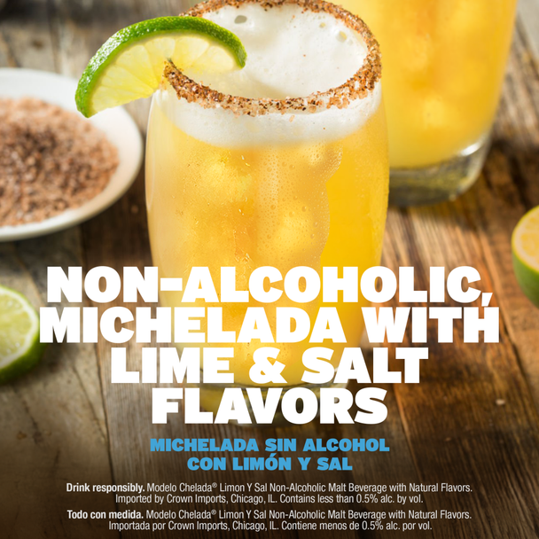 Modelo Chelada Limon Y Sal Non Alcoholic - 6-PK - Aluminum