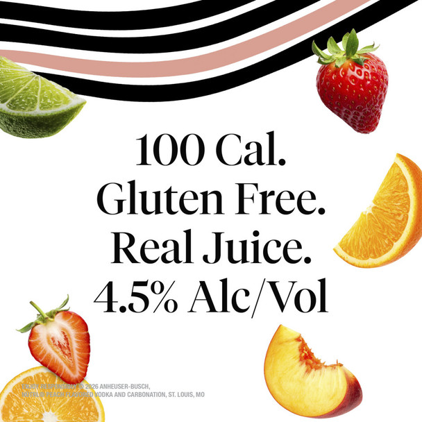 NUTRL Vodka Soda Fruit Variety #2 - 8-PK - Aluminum