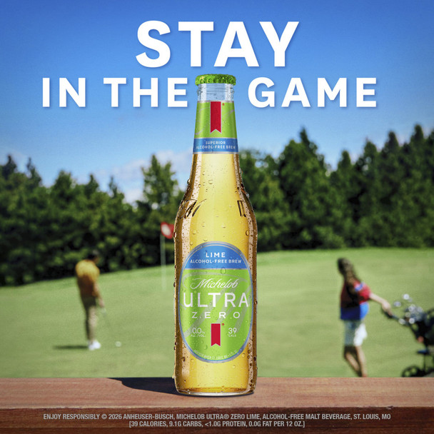 Michelob Ultra Zero Lime - 6-PK - Glass