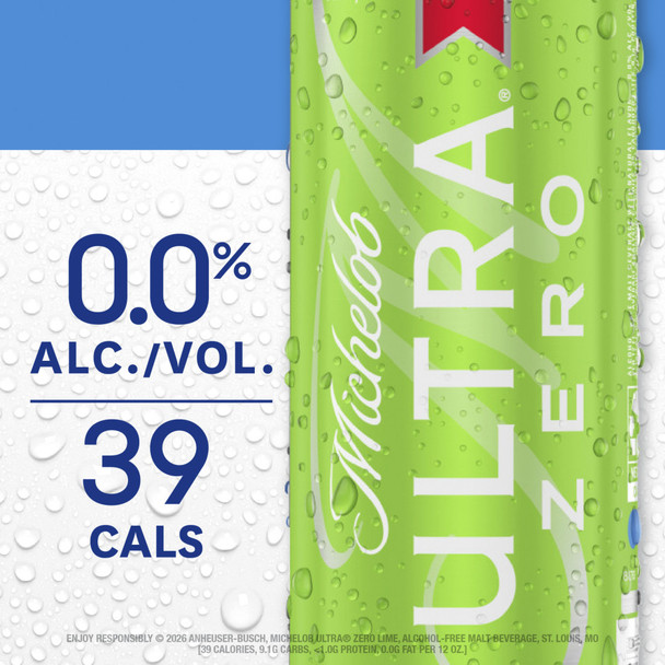 Michelob Ultra Zero Lime - 12-PK - Aluminum