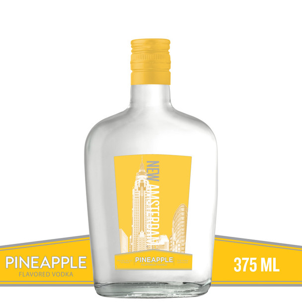 New Amsterdam Pineapple Vodka - 375 mL - 375ML - Glass