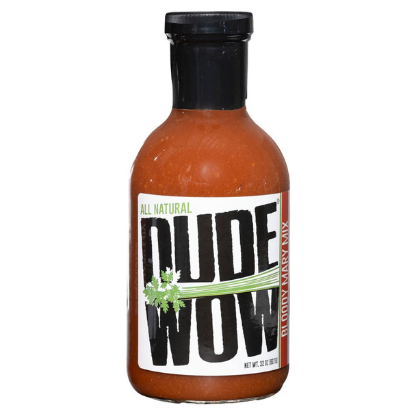 Dude Wow Bloody Mary Mix - 32 Oz - 32OZ - Glass