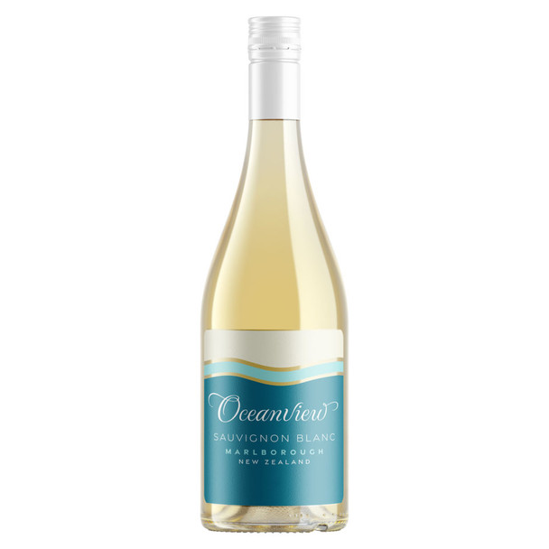 Oceanview New Zealand Sauvignon Blanc - 750 mL - 750ML - Glass