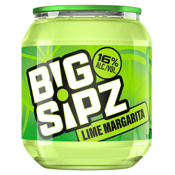Big Sipz Lime Margarita - 200ML - Aluminum