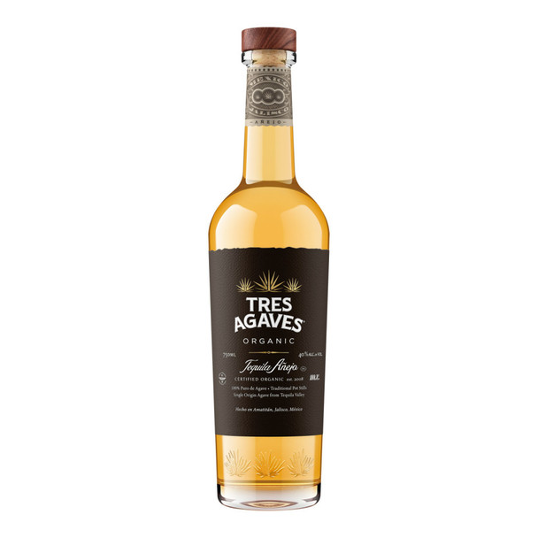 Tres Agaves Anejo Tequila - 750 mL - 750ML - Glass