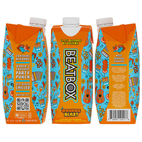 BeatBox Orange Blast - 4-PK - Tetra Pak
