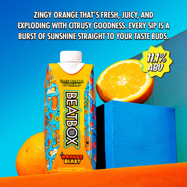 BeatBox Orange Blast - 4-PK - Tetra Pak