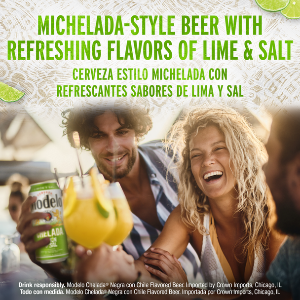 Modelo Chelada Limon y Sal - 4-PK - Aluminum