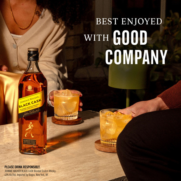 Johnnie Walker Black Cask Blended Scotch Whisky - 750 mL - 750ML - Glass